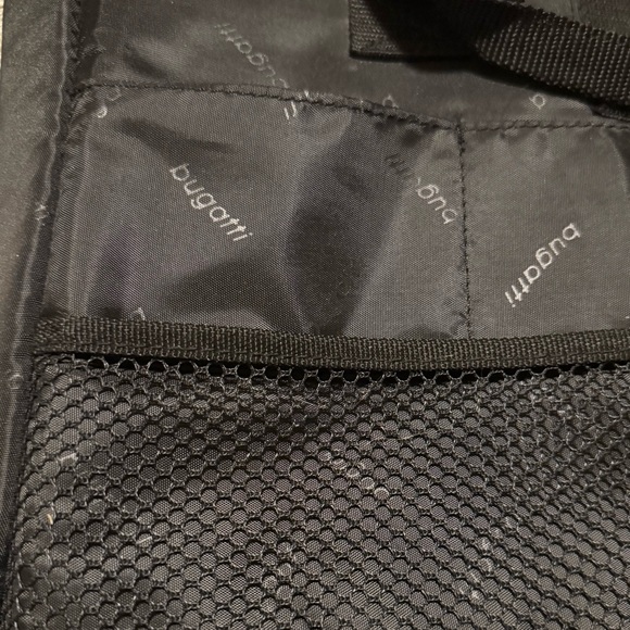 Bugatti Black Padded Laptop Bag - Picture 9 of 14